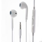 سماعات سلكية EarPods بمنفذ AUX مع ميكروفون وأزرار تحكم
