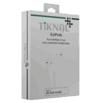 ⁦سماعات سلكية EarPods بمنفذ AUX مع ميكروفون وأزرار تحكم⁩ - الصورة ⁦2⁩